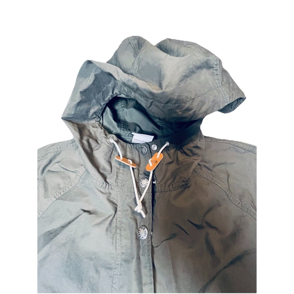 The North Face Women Rainsford Jacket Taupe Green Rain Parka Hooded Med - Picture 11 of 16